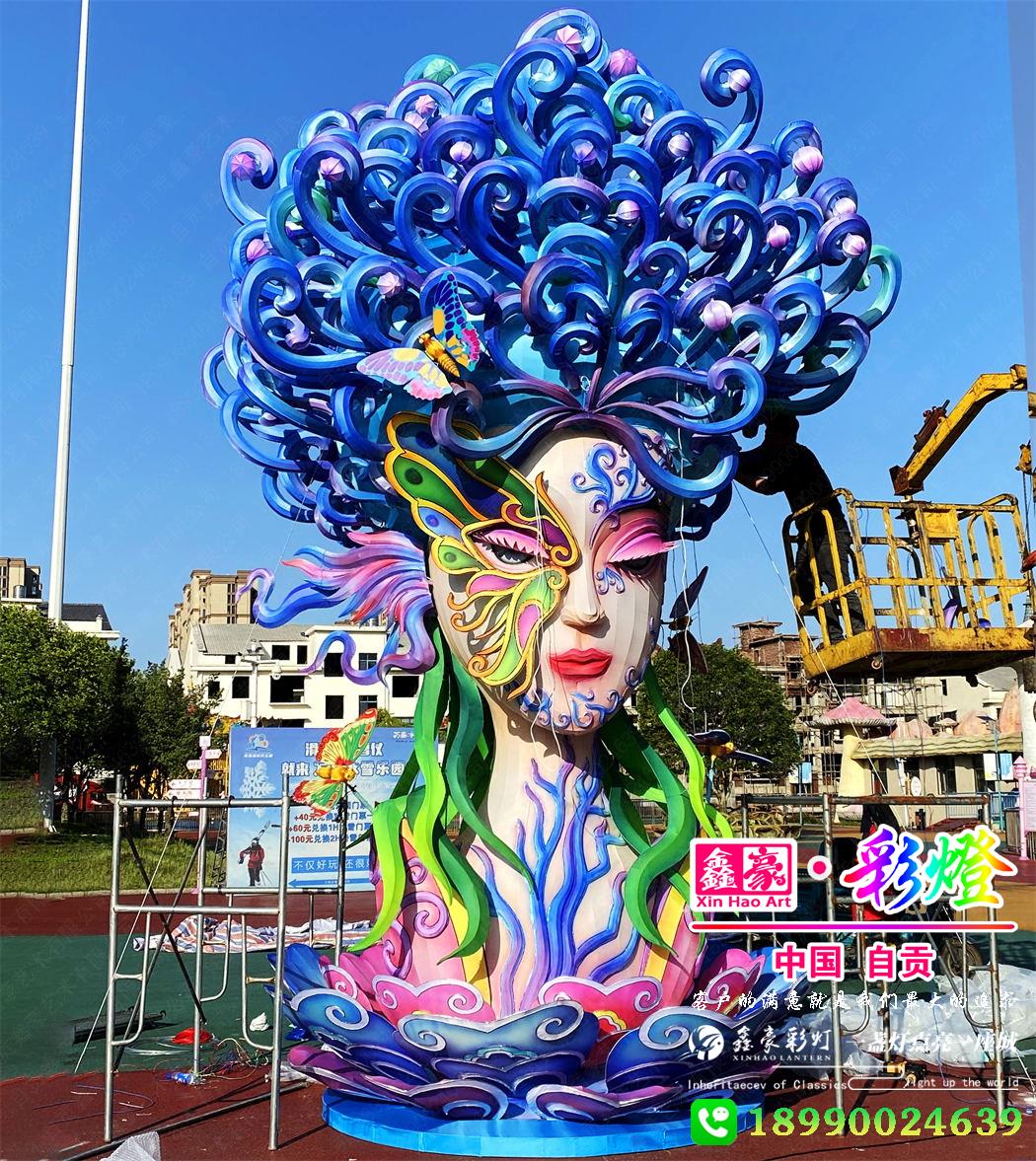 精衛(wèi)女神彩燈 精衛(wèi)女神彩燈